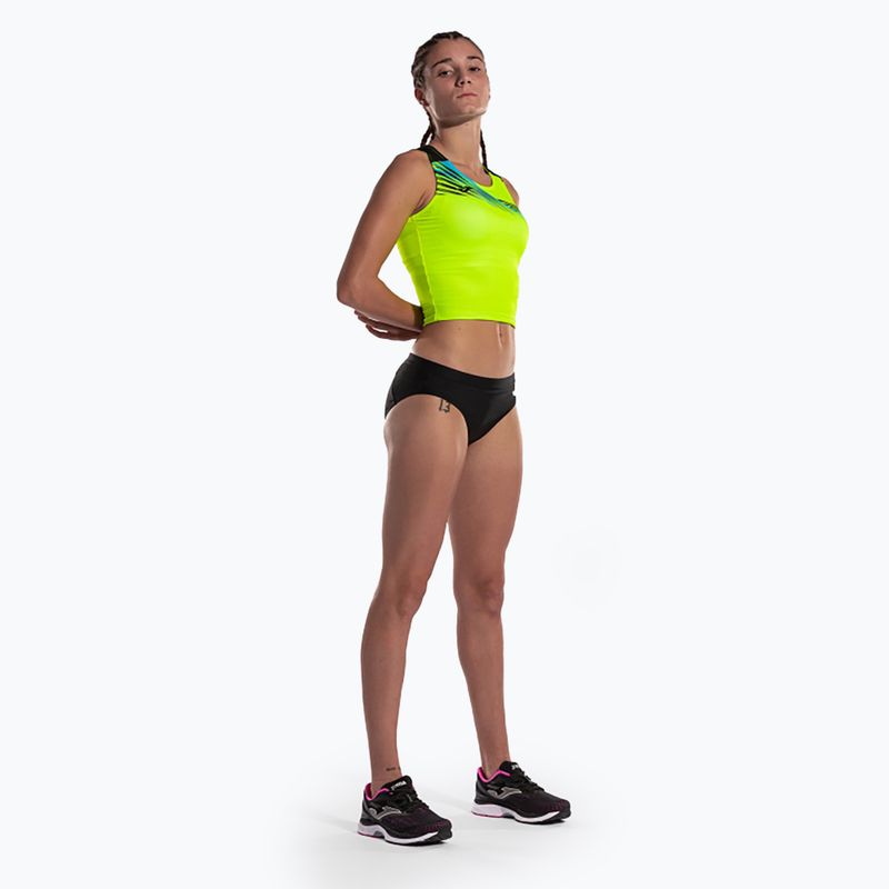 Top da corsa da donna Joma Elite X fluor giallo/nero 5