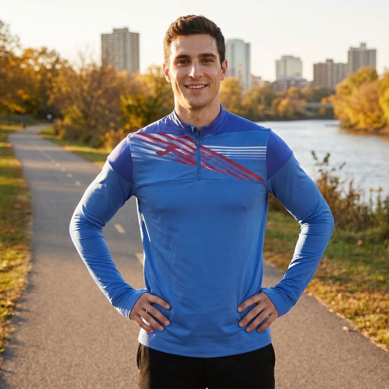 Felpa da running Joma Elite X royal da uomo 10