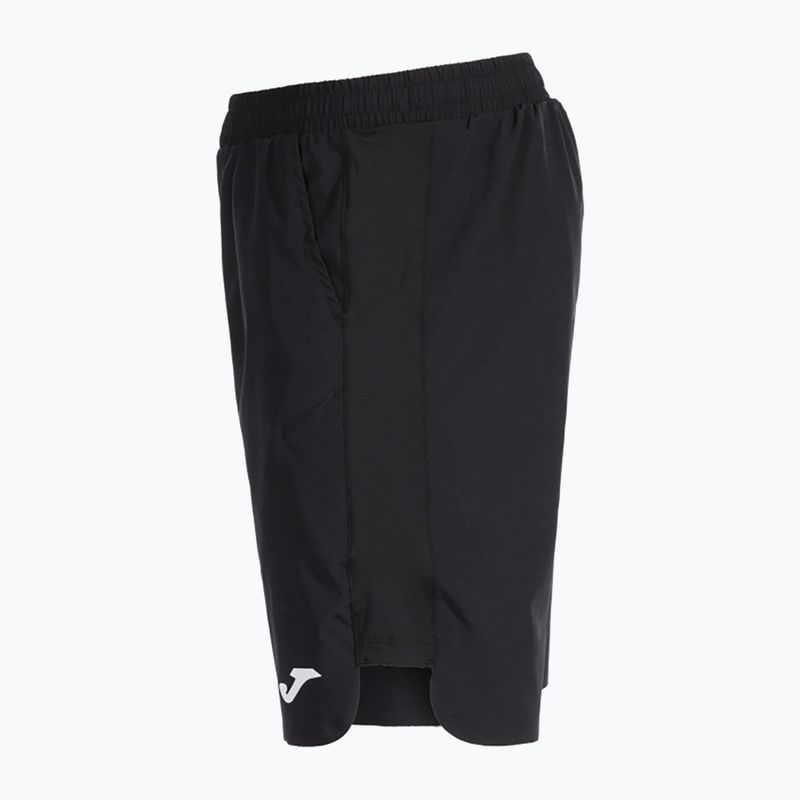 Pantaloncini da tennis da uomo Joma Smash nero 4