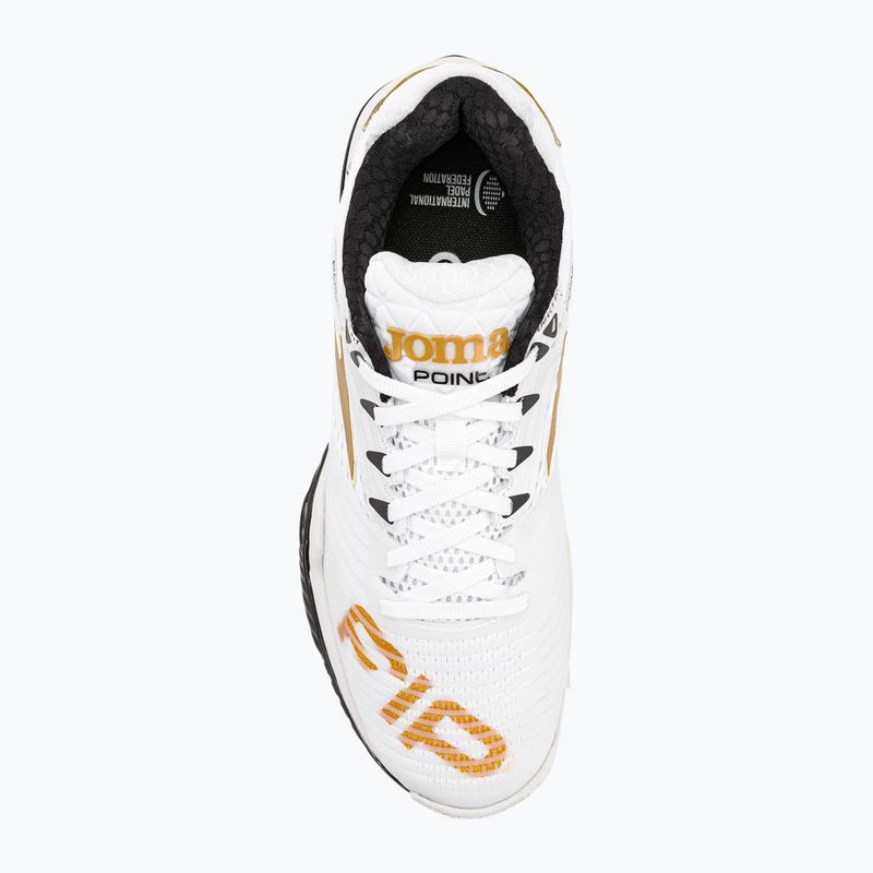 Scarpe da tennis da donna Joma Point P bianco/oro 6