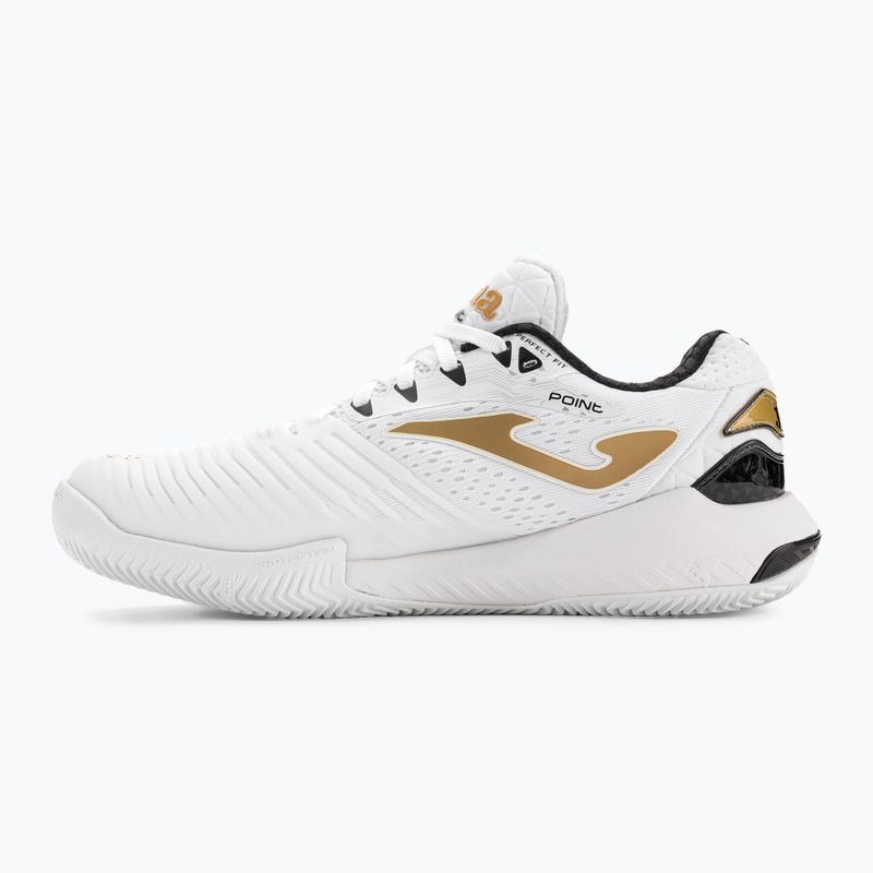 Scarpe da tennis da donna Joma Point P bianco/oro 10