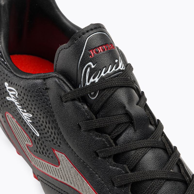 Scarpe da calcio Joma Aguila AG uomo nero/rosso 8