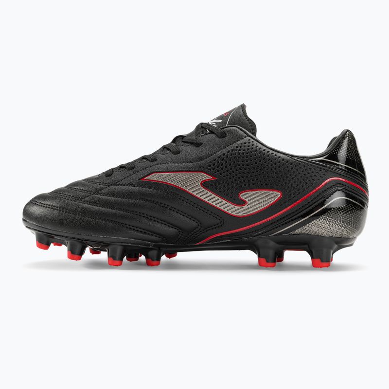 Scarpe da calcio Joma Aguila FG da uomo, nero/rosso 10