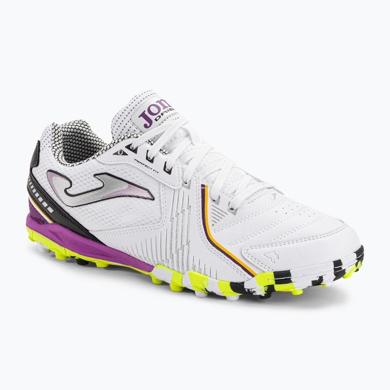 Scarpe da calcio Joma Dribling TF da uomo, bianco/nero