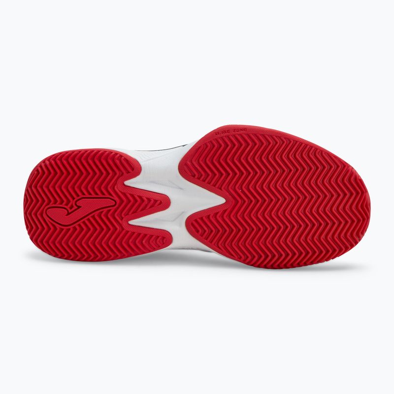 Scarpe da tennis per bambini Joma Master 1000 JR C bianco/rosso 4