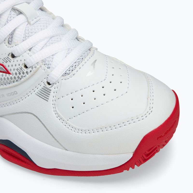 Scarpe da tennis per bambini Joma Master 1000 JR C bianco/rosso 7