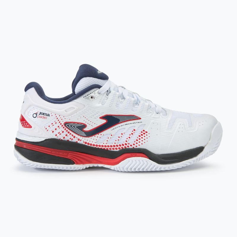 Scarpe da tennis per bambini Joma Slam JR C bianco/blu navy 2