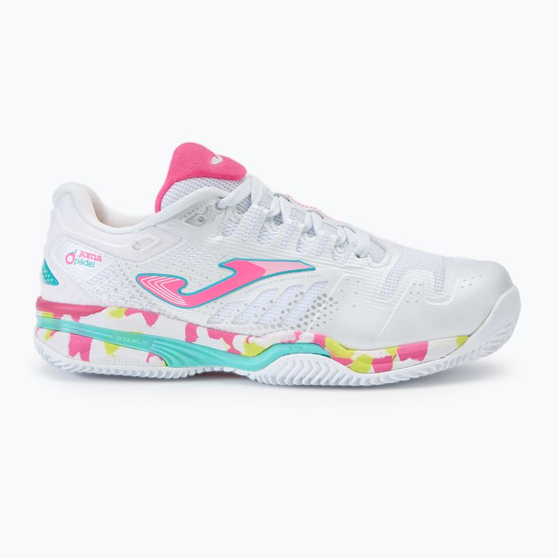 Scarpe da tennis per bambini Joma Slam JR C bianco/rosa 2