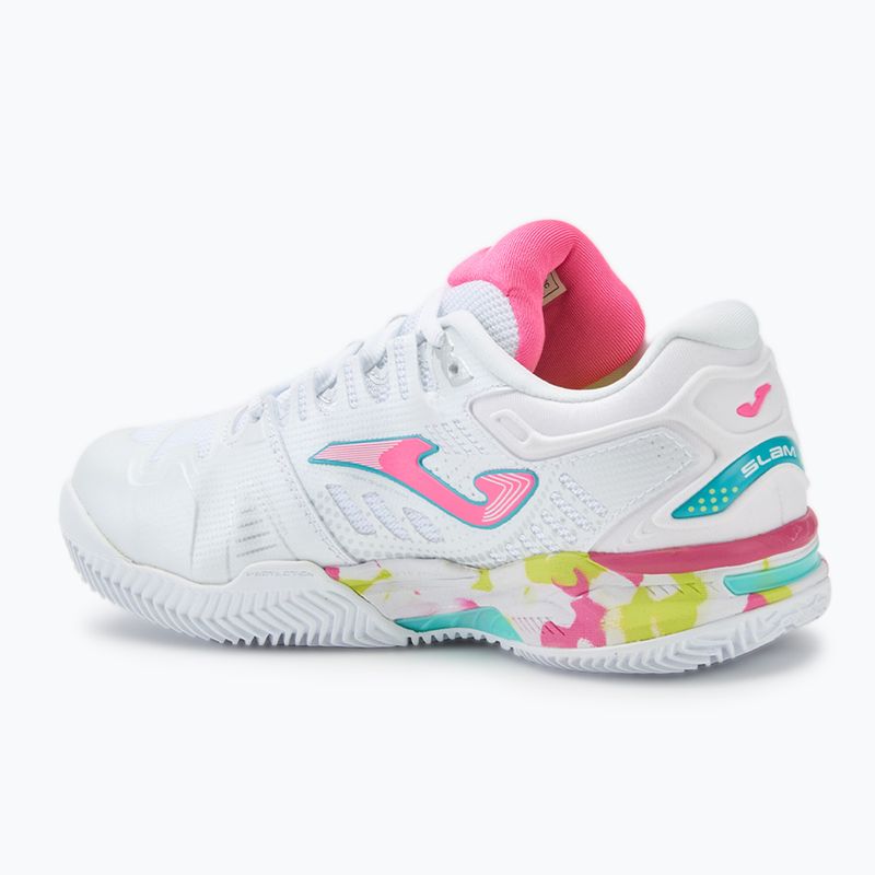 Scarpe da tennis per bambini Joma Slam JR C bianco/rosa 3