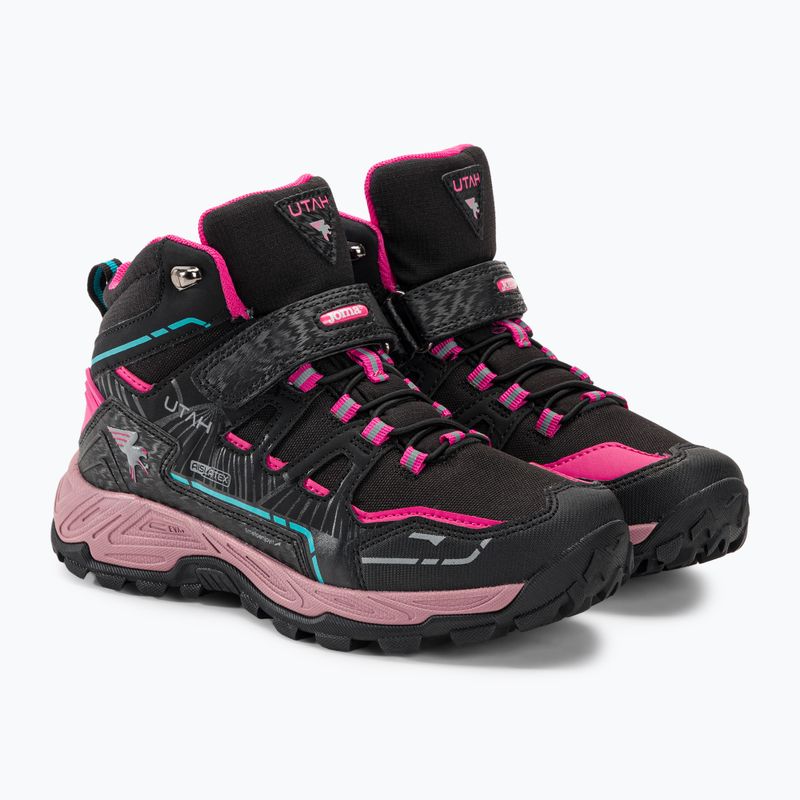 Scarponi da trekking Joma J.Utah Jr per bambini nero/fucsia 4