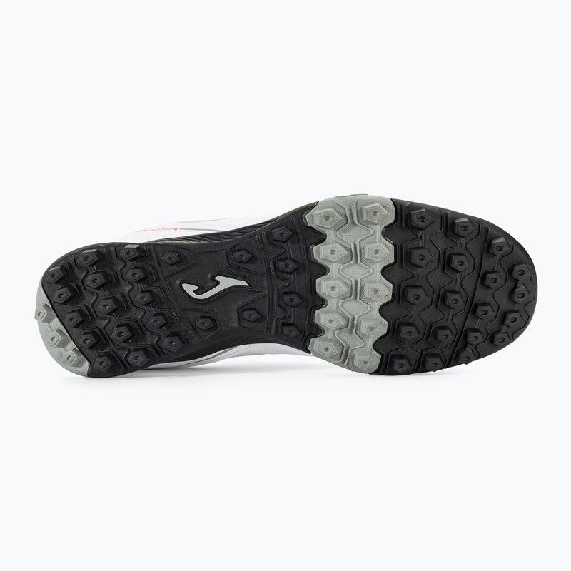 Scarpe da calcio Joma Maxima TF da uomo, bianco 5