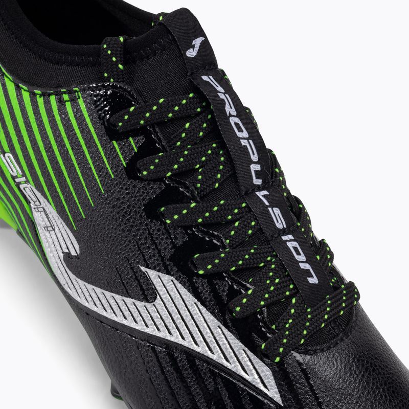 Scarpe da calcio Joma Propulsion Cup FG nero/verde fluor da uomo 8