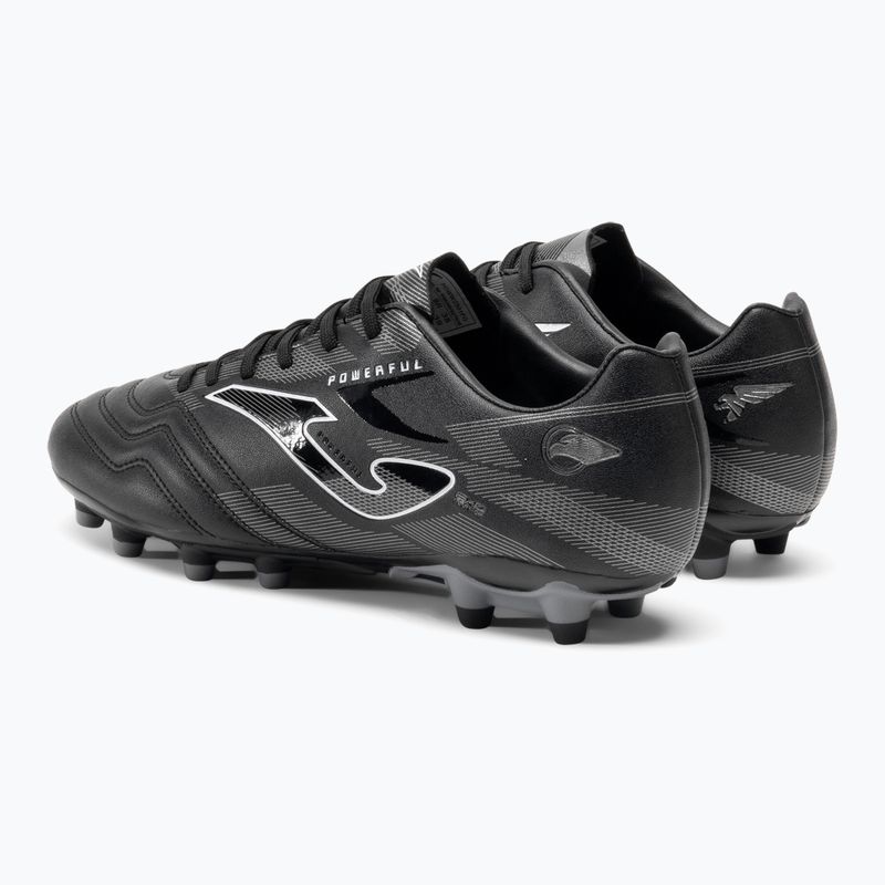 Scarpe da calcio da uomo Joma Powerful FG nero 3