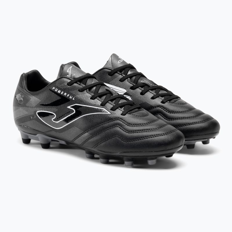 Scarpe da calcio da uomo Joma Powerful FG nero 4