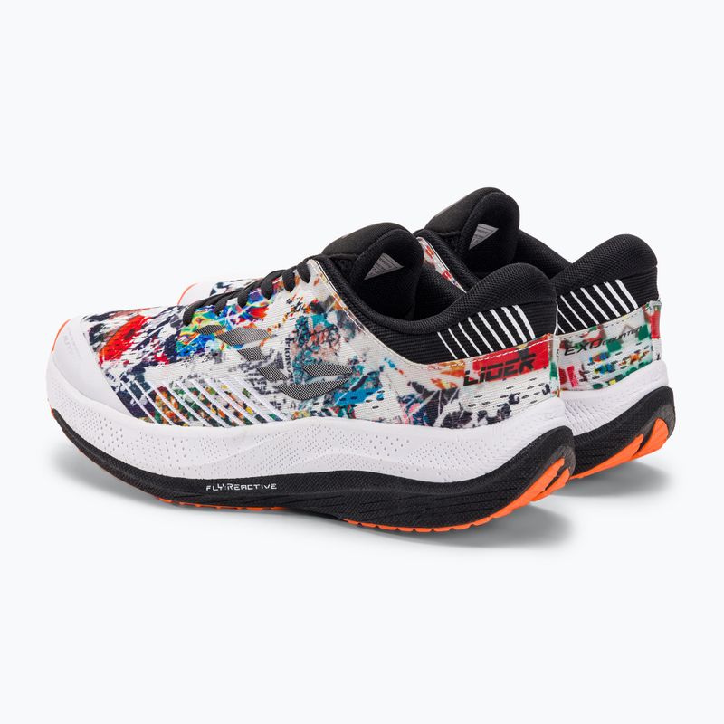 Scarpe da corsa Joma Lider 2316 bianco/nero da uomo 3
