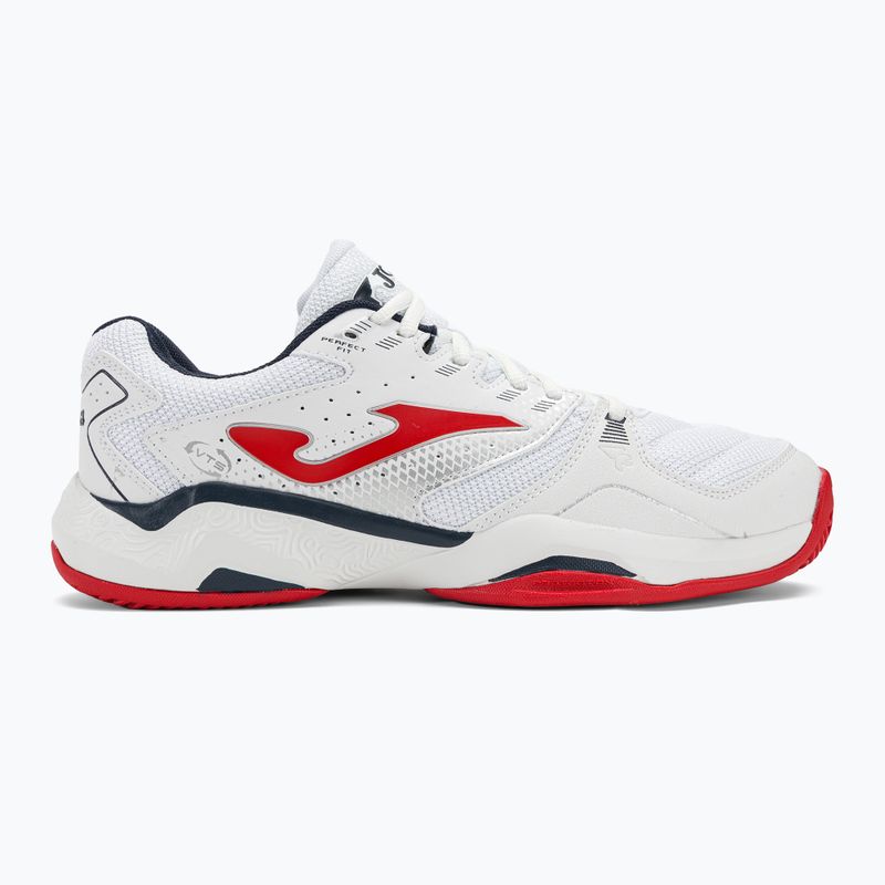 Scarpe da tennis da uomo Joma Master 1000 C bianco/rosso 2