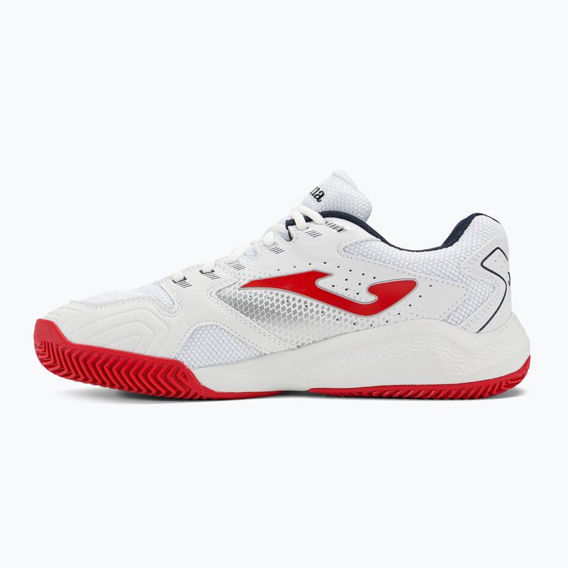 Scarpe da tennis da uomo Joma Master 1000 C bianco/rosso 3