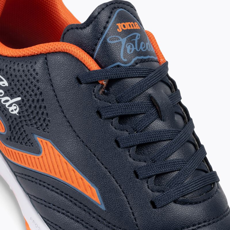 Scarpe da calcio per bambini Joma Toledo Jr IN navy/arancione 8