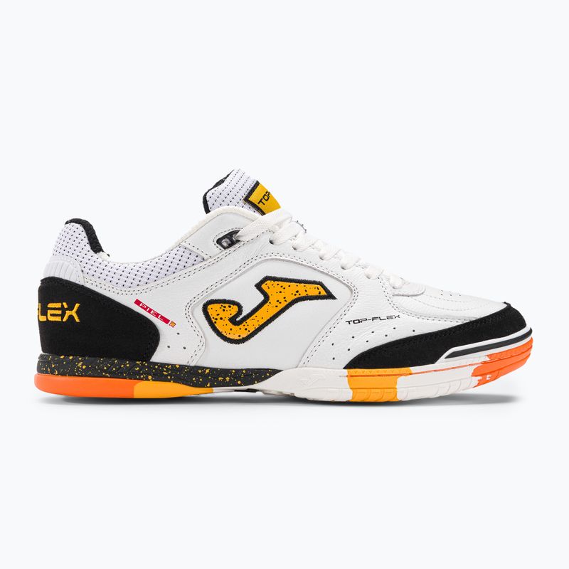 Scarpe da calcio da uomo Joma Top Flex IN bianco/nero 2