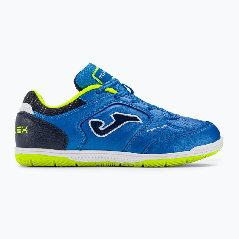 Scarpe da calcio per bambini Joma Top Flex Jr IN royal/navy 2