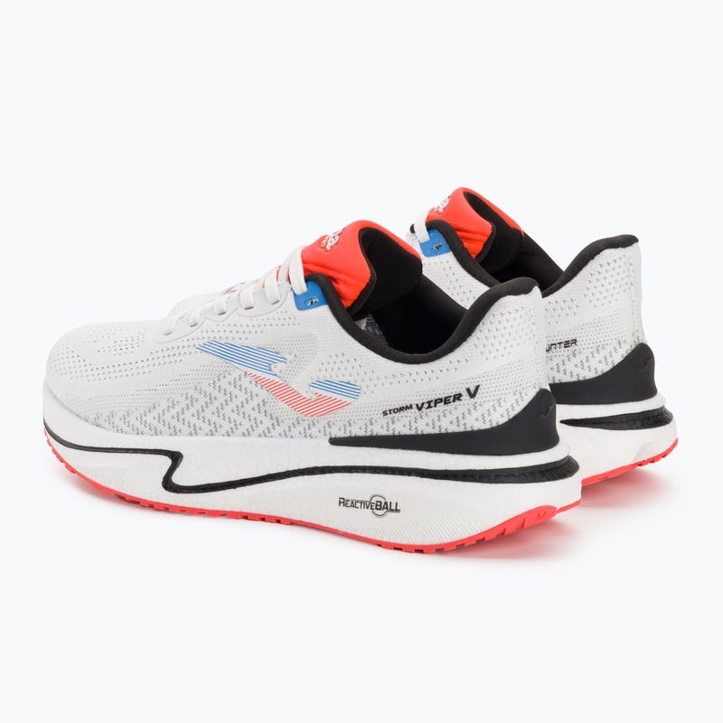 Scarpe da corsa Joma Storm Viper bianche da uomo 3
