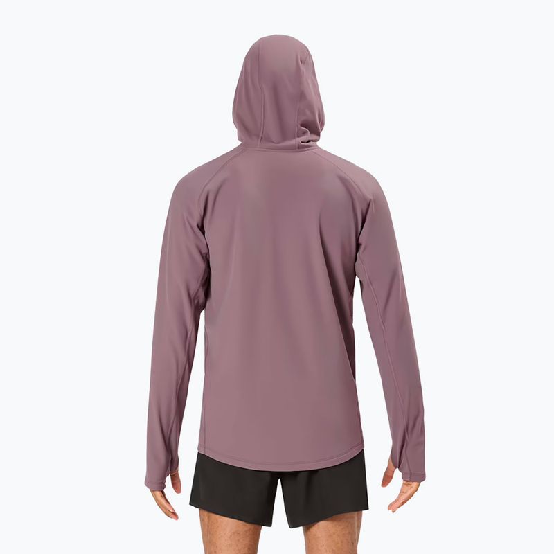 Giacca da corsa NNormal Active Warm albergini/viola da uomo 3