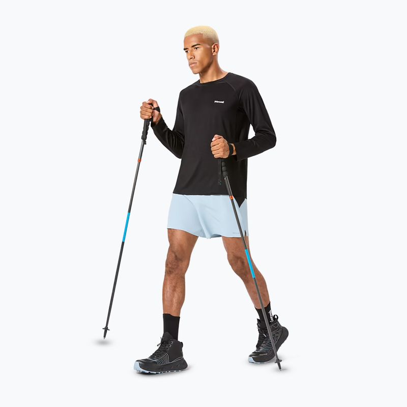 NNormal Merino running a maniche lunghe da uomo, nero 2