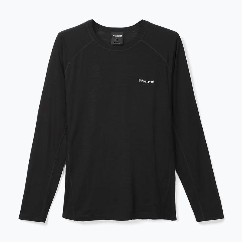 NNormal Merino running a maniche lunghe da uomo, nero 5