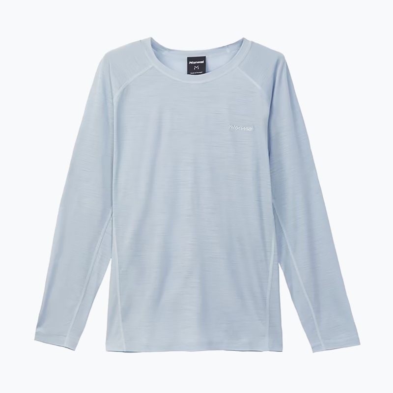Manica lunga da running NNormal Merino blu da uomo 5