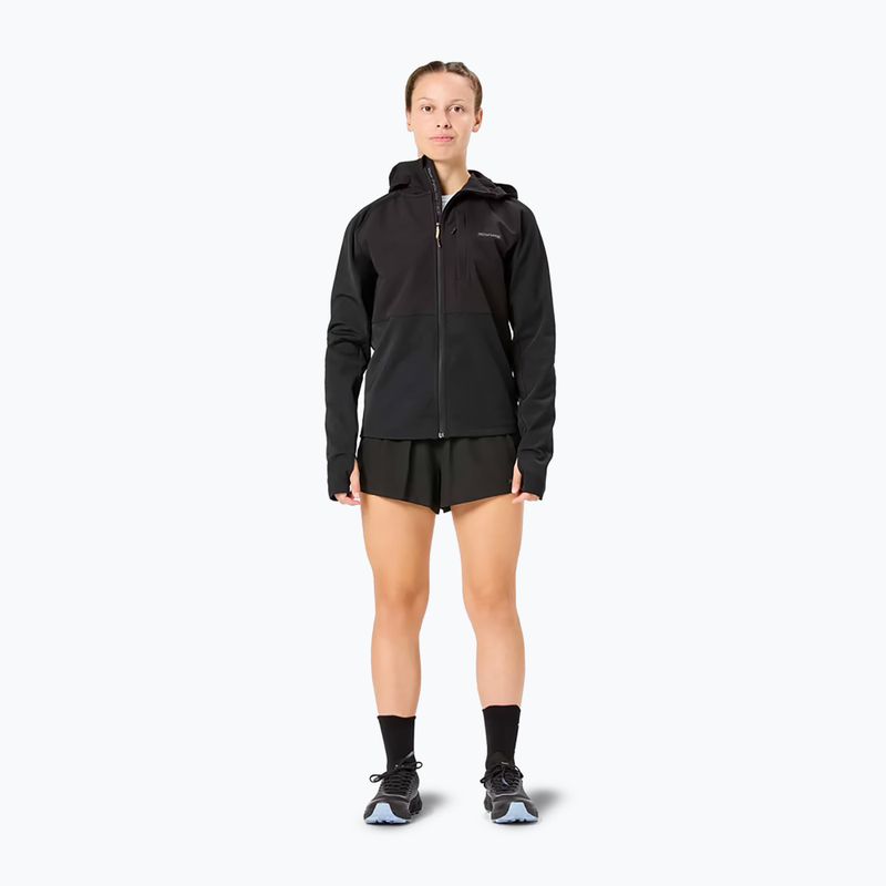 Giacca da corsa da donna NNormal Active Warm svart/nero 2