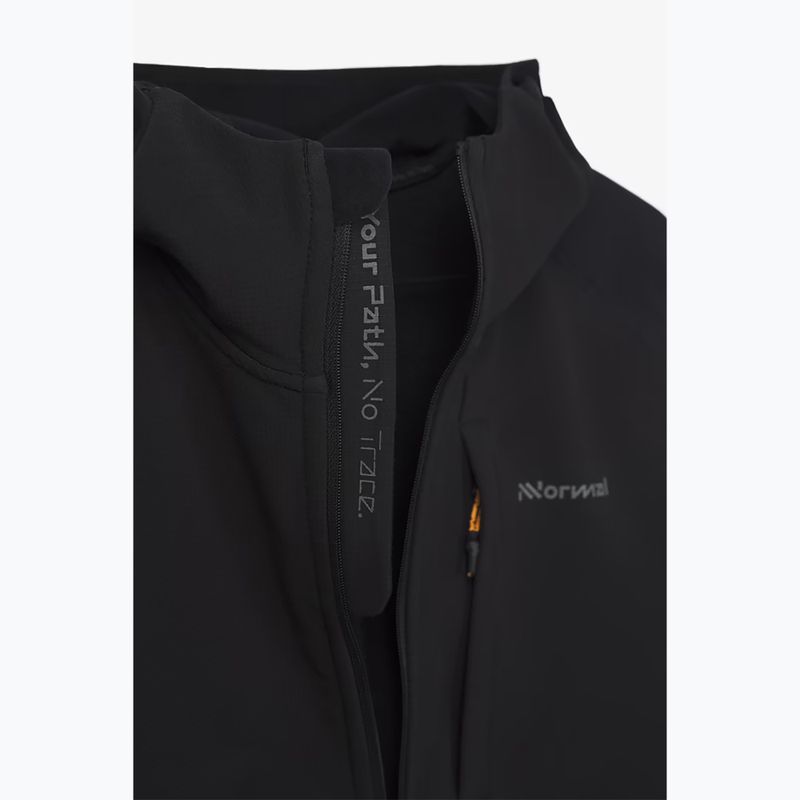 Giacca da corsa da donna NNormal Active Warm svart/nero 6
