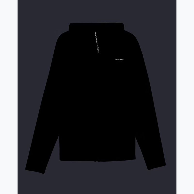 Giacca da corsa da donna NNormal Active Warm svart/nero 7