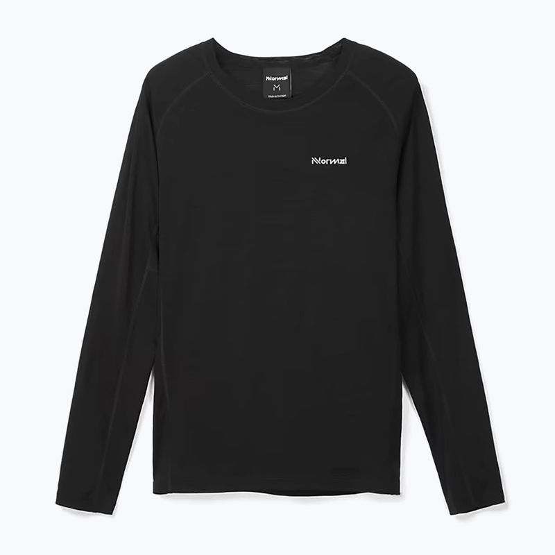 Maniche lunghe running donna NNormal Merino nero 4