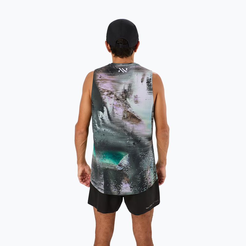 Maglia da corsa NNormal Race Tank multicolore da uomo 4