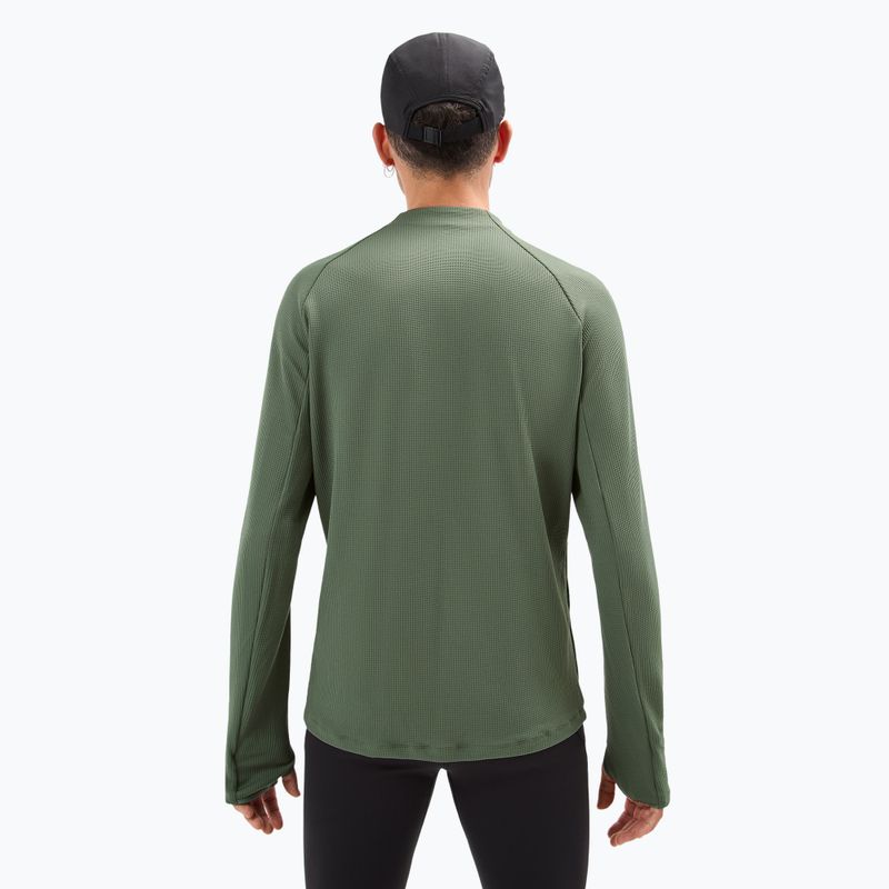 Manica lunga da corsa NNormal Trail verde da uomo 2