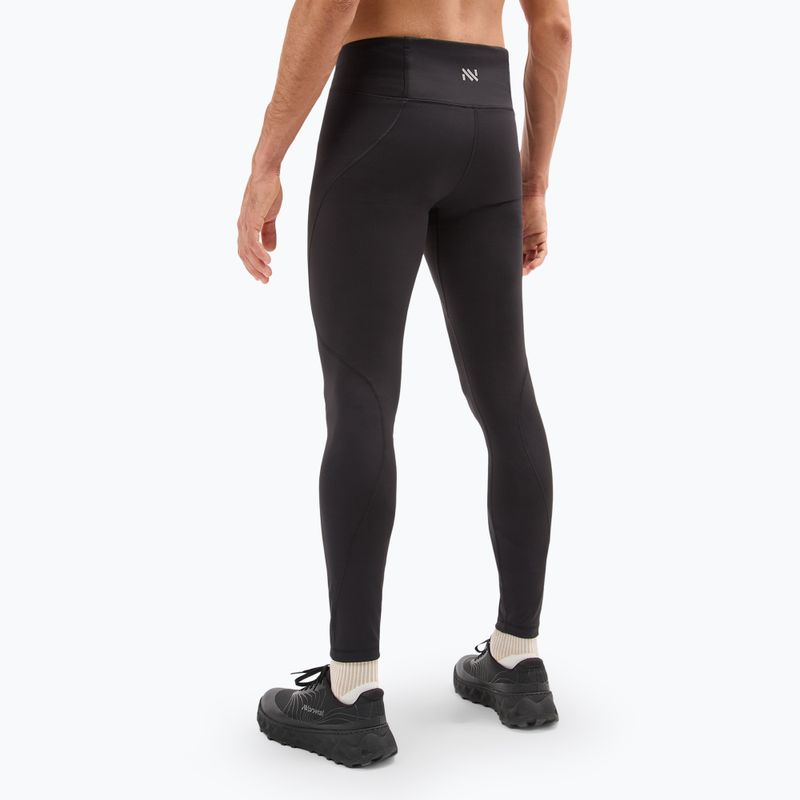 Leggings da corsa da uomo NNormal Active nero 3