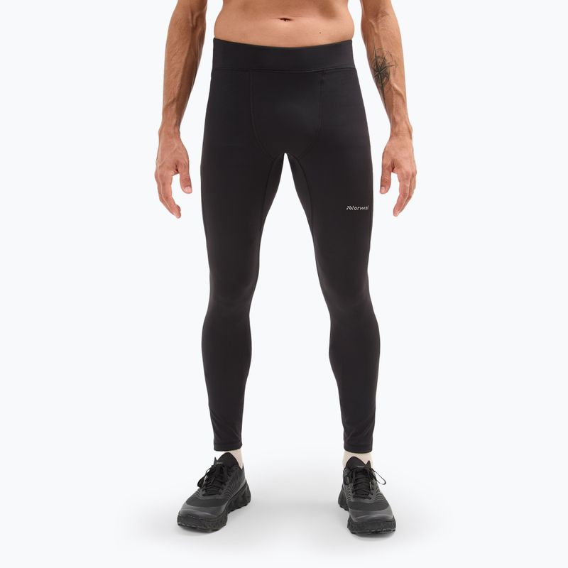 Leggings da corsa da uomo NNormal Active nero 5