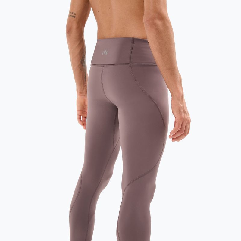 Leggings da corsa da uomo NNormal Active viola 4