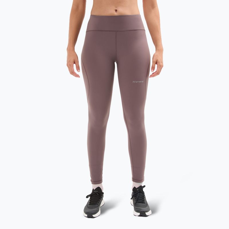 Leggings da corsa donna NNormal Active viola 3