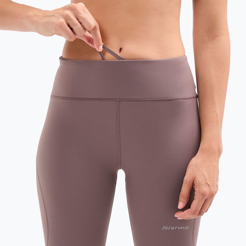 Leggings da corsa donna NNormal Active viola 5