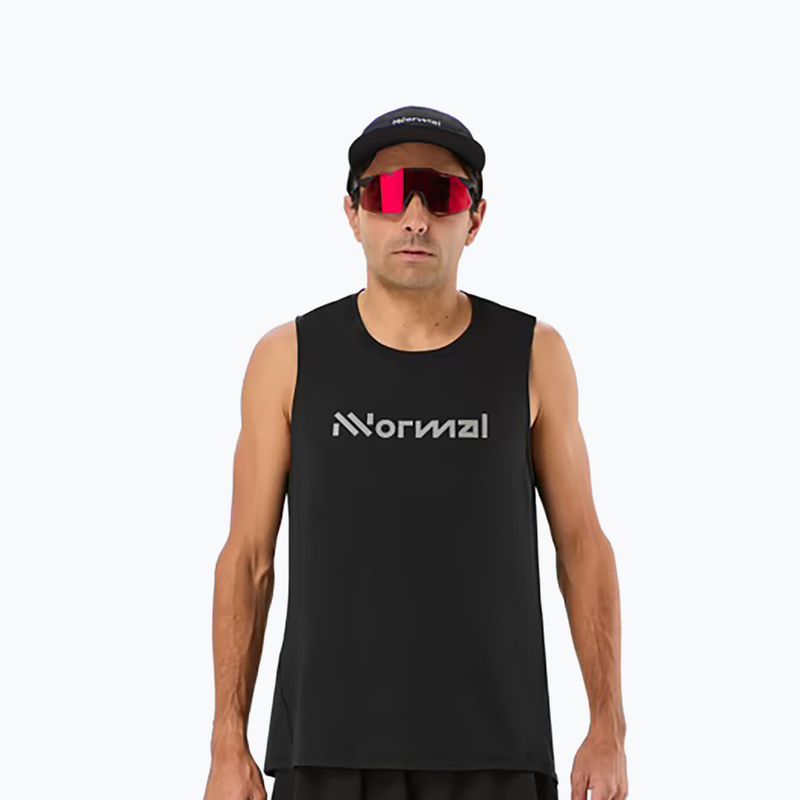 Maglietta da corsa NNormal Race Tank da uomo, nero