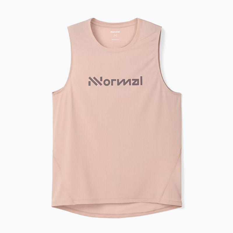Maglietta da corsa NNormal Race Tank rosa polveroso da uomo 3