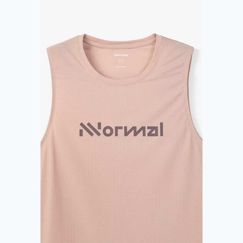 Maglietta da corsa NNormal Race Tank rosa polveroso da uomo 4