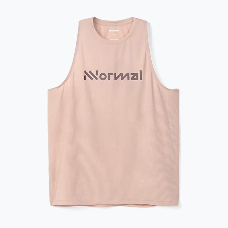 Maglietta da corsa NNormal Race Tank rosa polveroso da donna 3