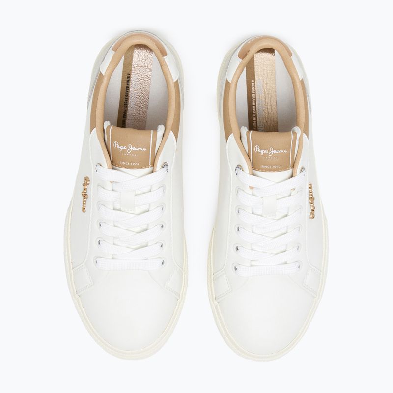 Pepe Jeans Kenton Court scarpe da donna marrone ocra dorato 9