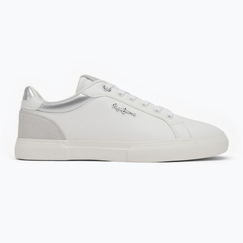 Pepe Jeans Kenton Court scarpe da donna argento 2