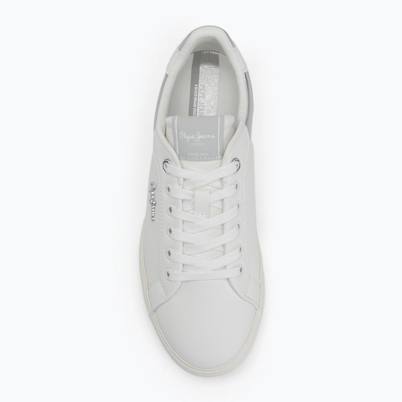 Pepe Jeans Kenton Court scarpe da donna argento 5