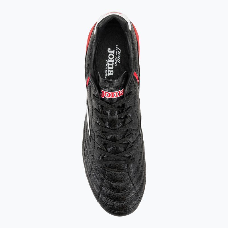 Scarpe da calcio Joma Aguila Cup SG da uomo, nero/rosso 6