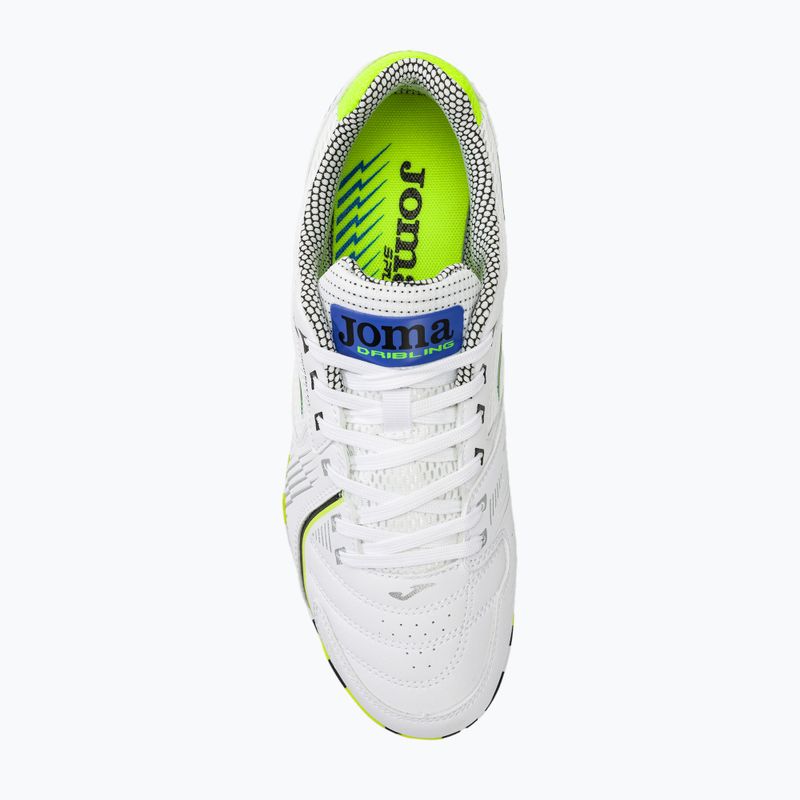 Scarpe da calcio Joma Dribling TF da uomo, bianco 5