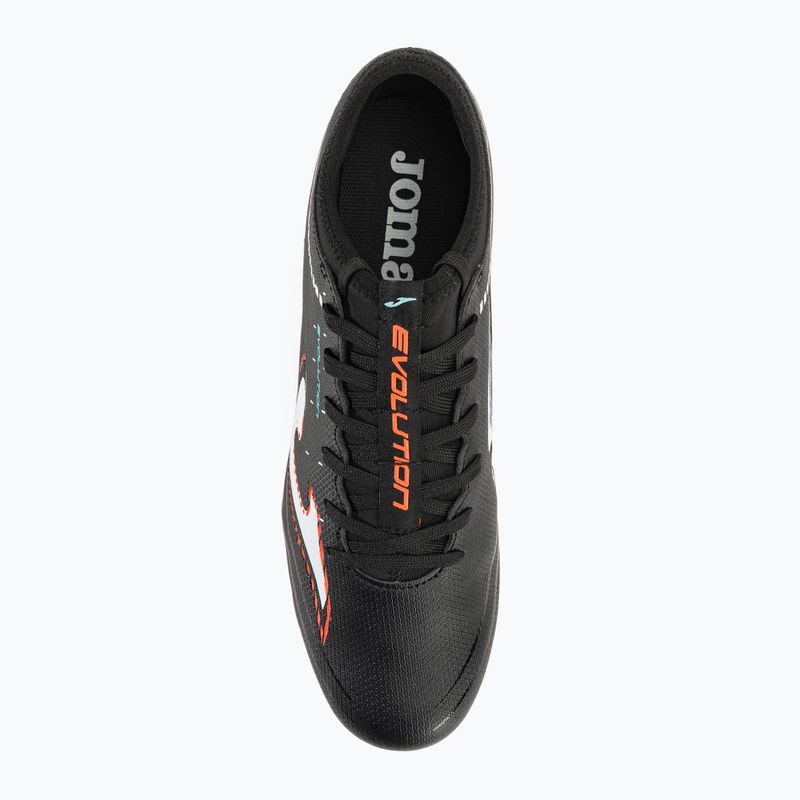 Scarpe da calcio Joma Evolution FG da uomo nero/arancio 6